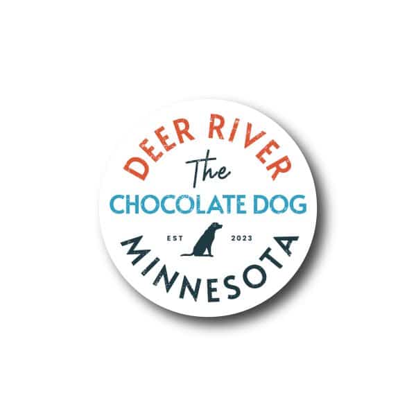 Deer River Logo Sticker