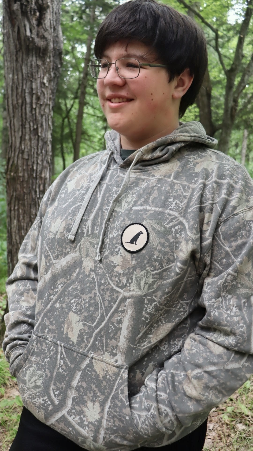 Midweight Patch Hoodie - Tree Camo - Image 3